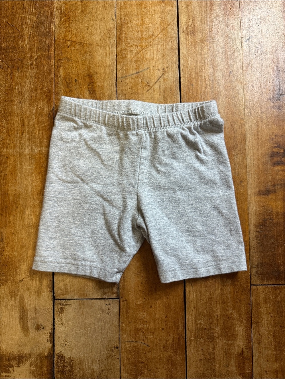 Cat & Jack bike shorts Neutral Gray Elastic-Waist cotton